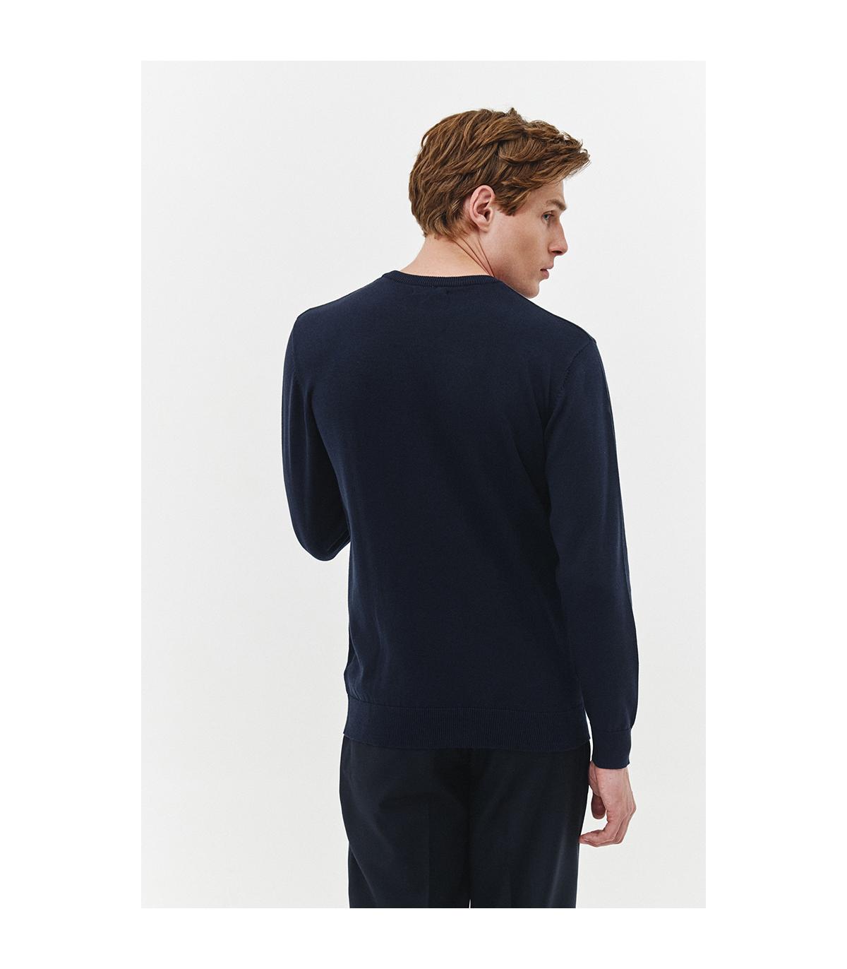 grantowy sweter męski