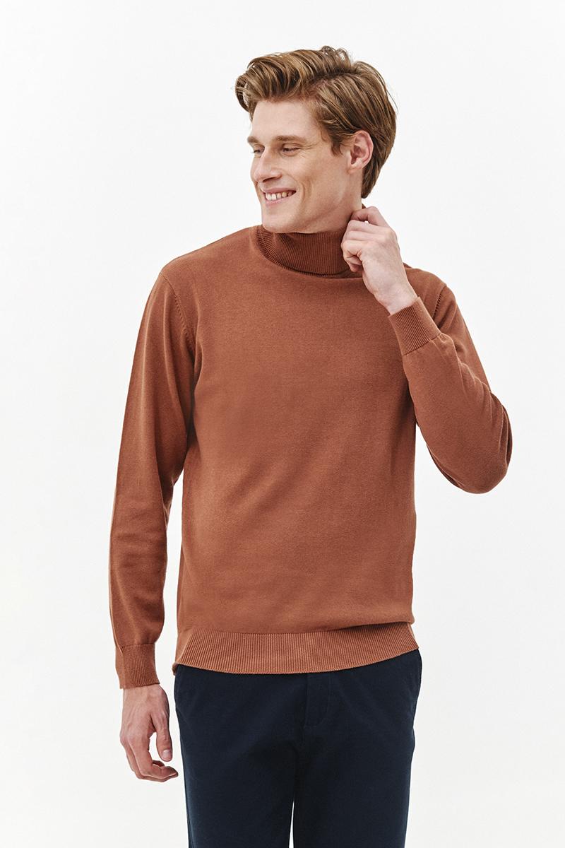 kamelowy golf męski