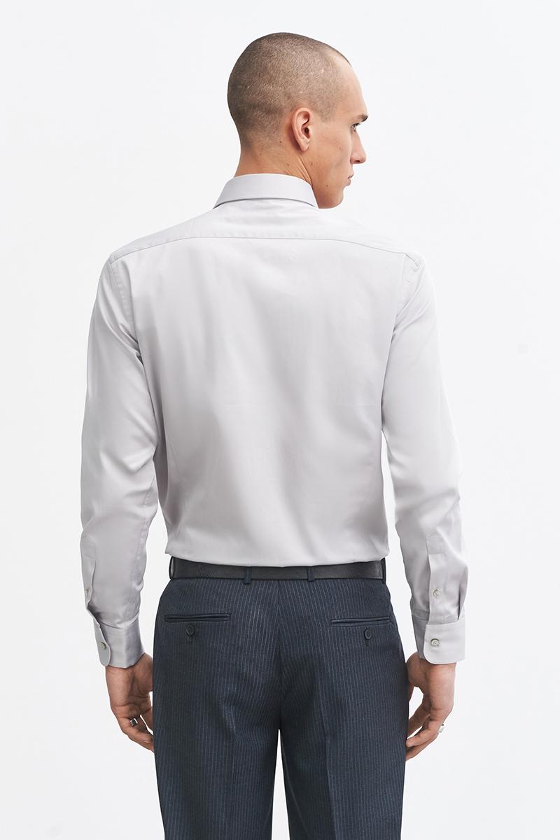 szara koszula męska