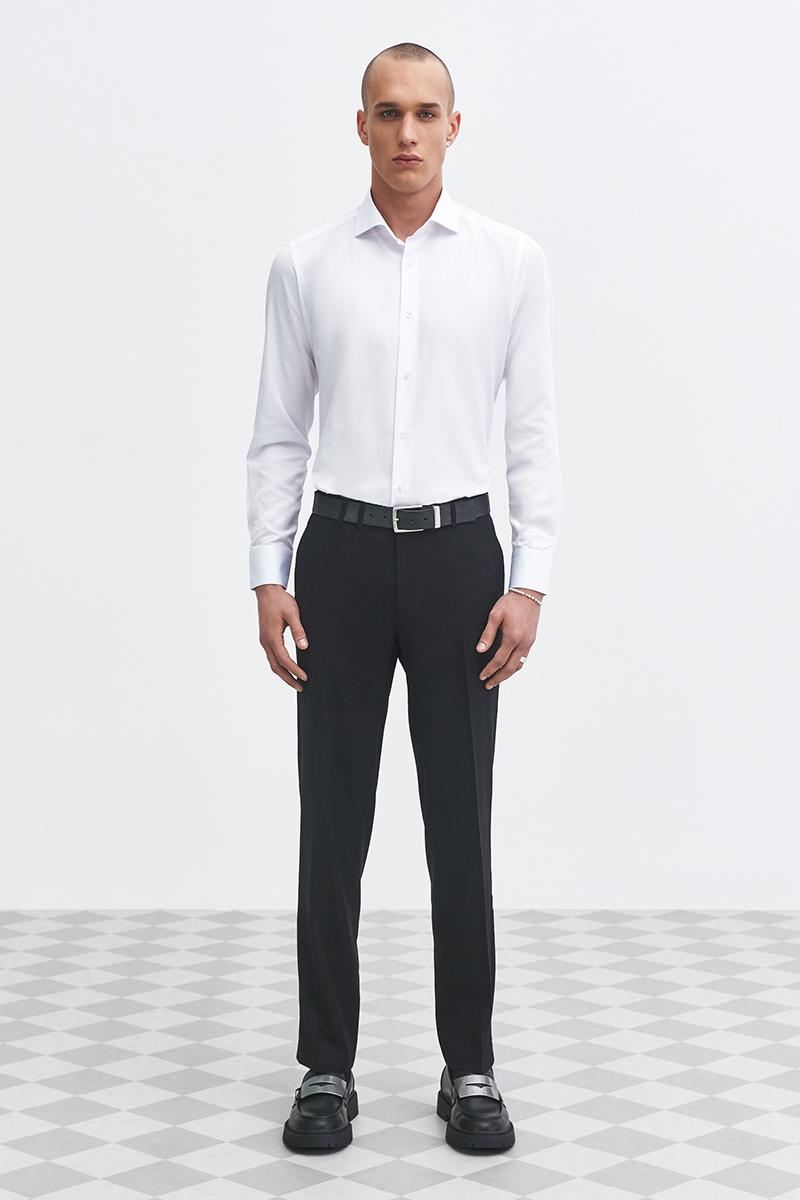 biała koszula męska