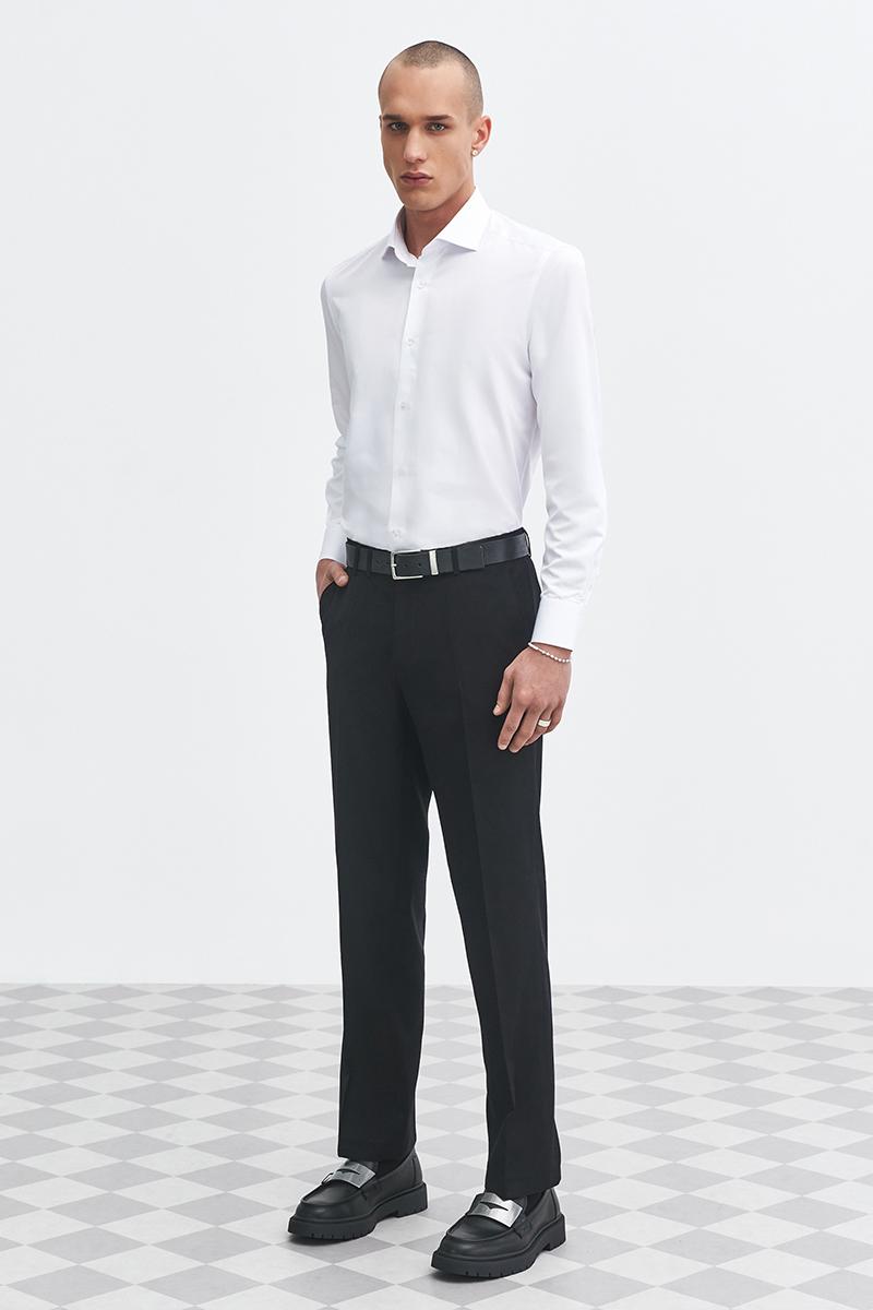 biała koszula męska