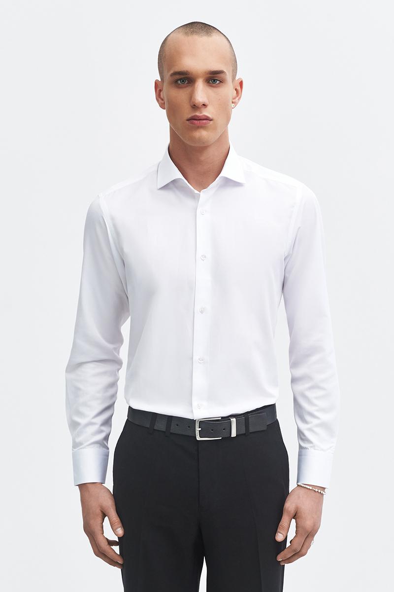 biała koszula męska