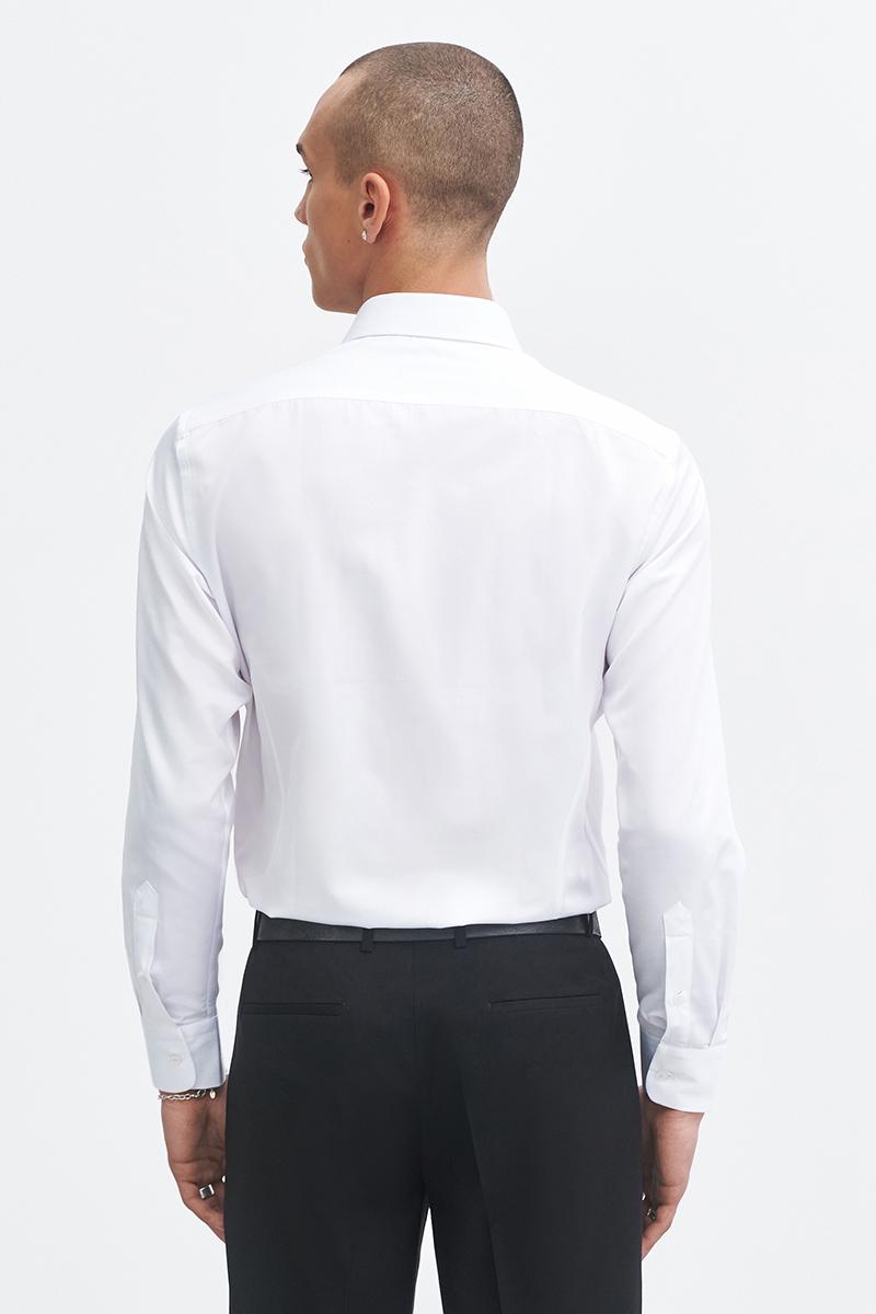 biała koszula męska