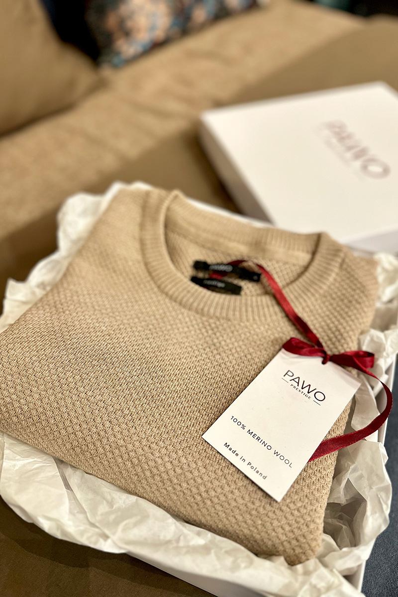 SWETER ASO Z WEŁNY MERINO