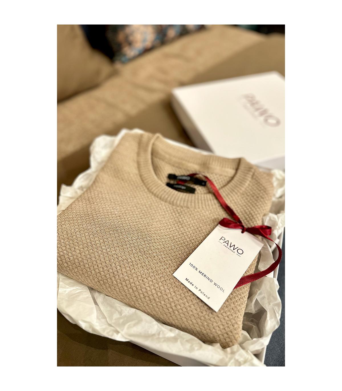 SWETER VISO Z WEŁNY MERINO