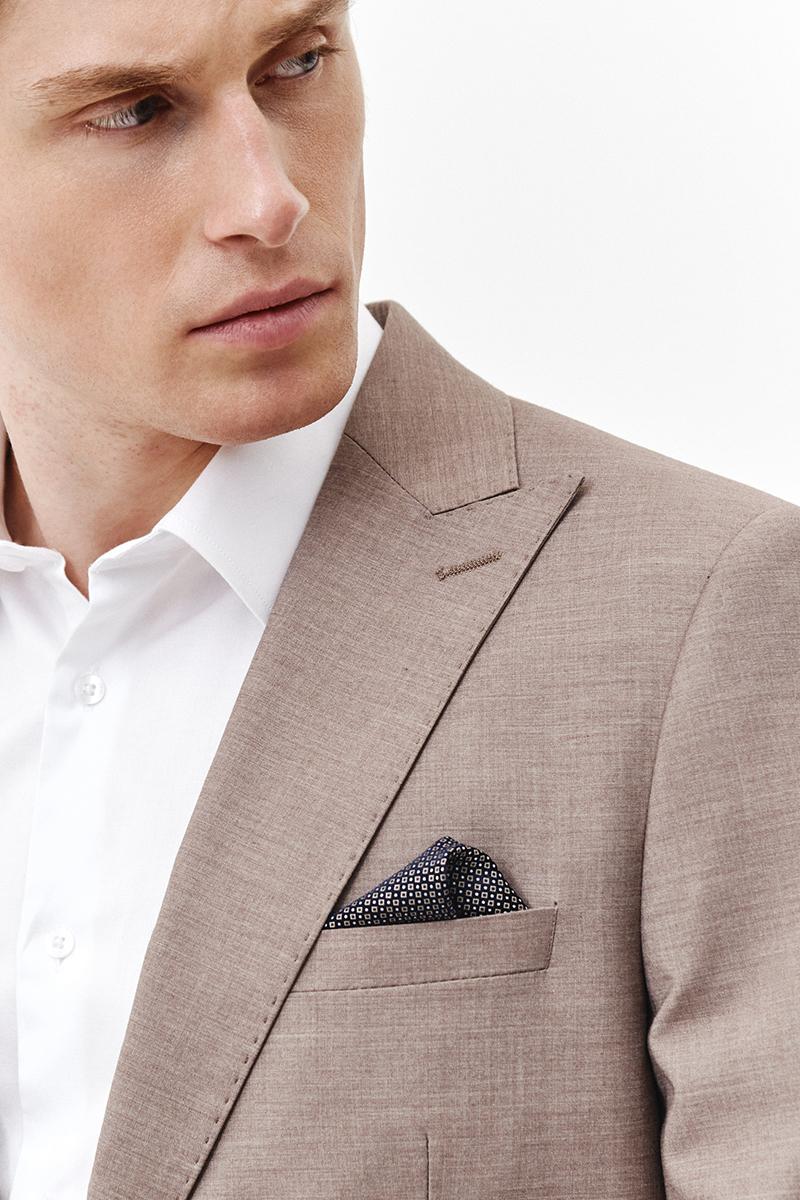 beżowa marynarka męska