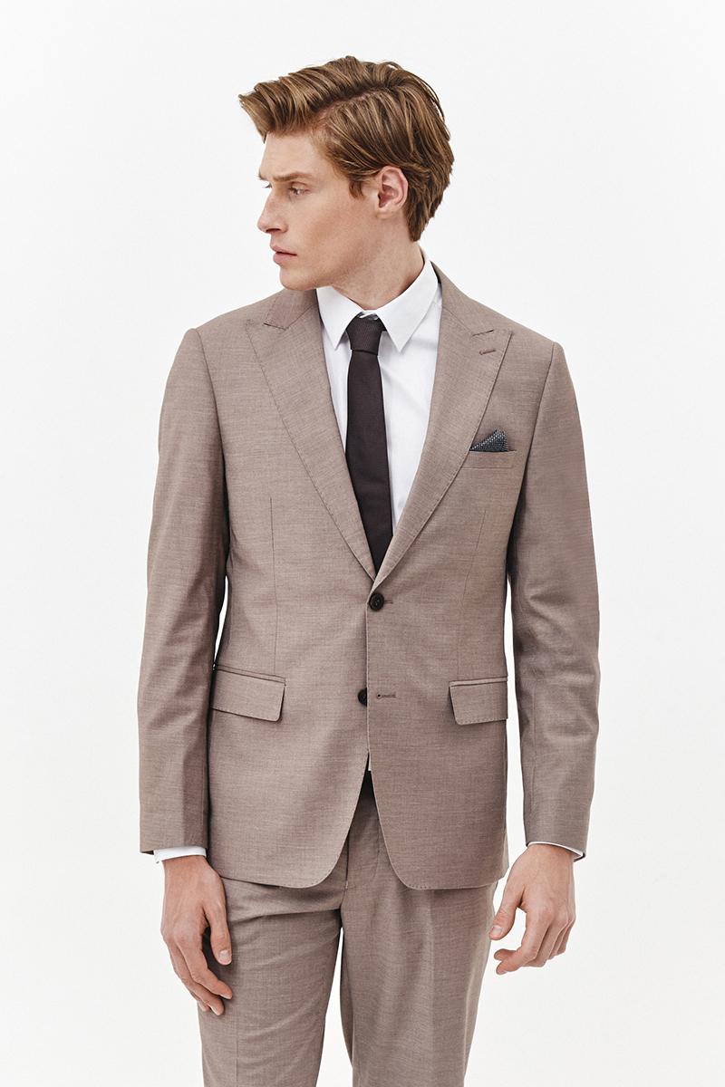 beżowa marynarka męska