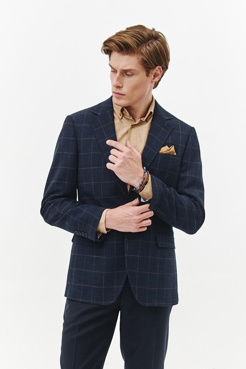 granatowa marynarka męska