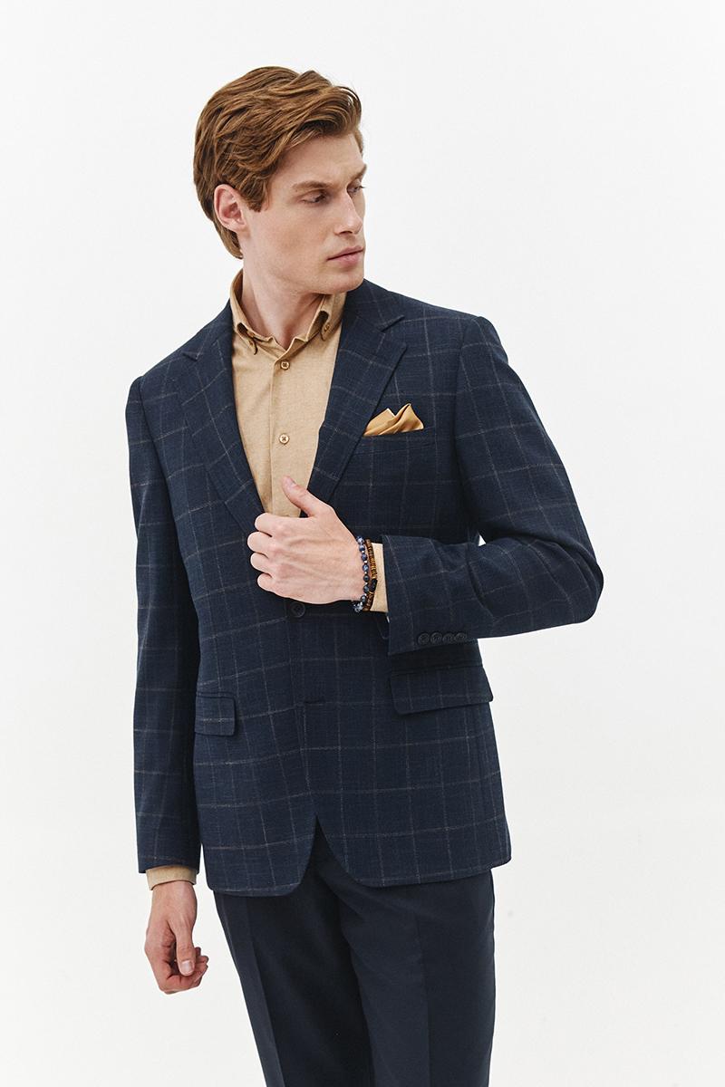 granatowa marynarka męska