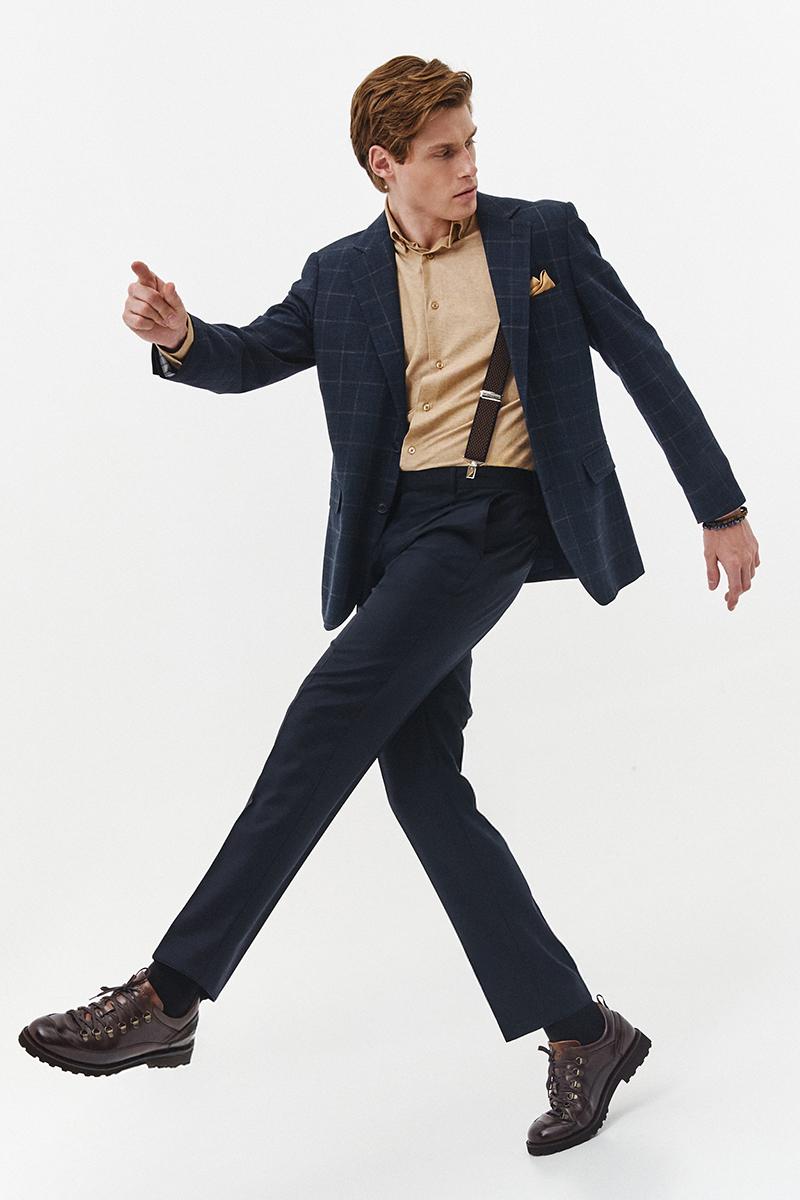 granatowa marynarka męska