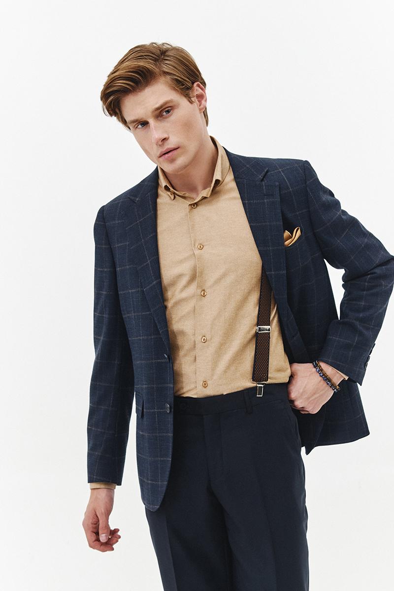 granatowa marynarka męska