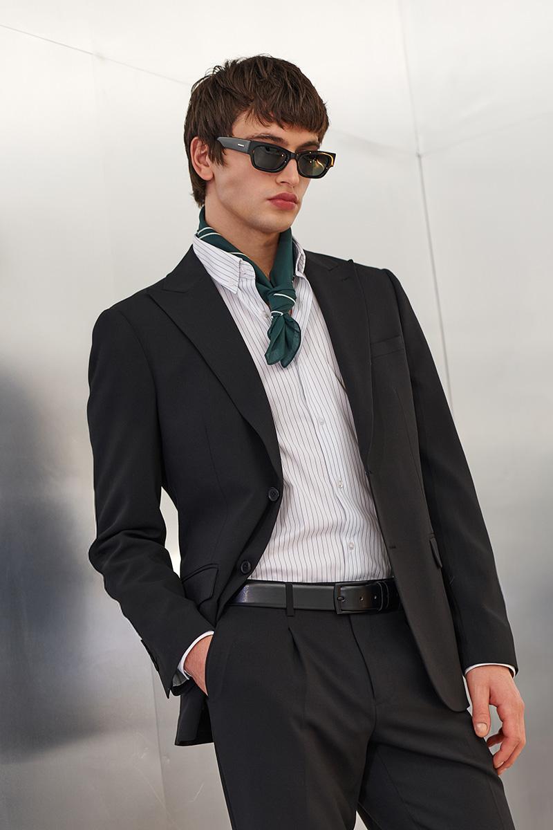 czarna marynarka męska