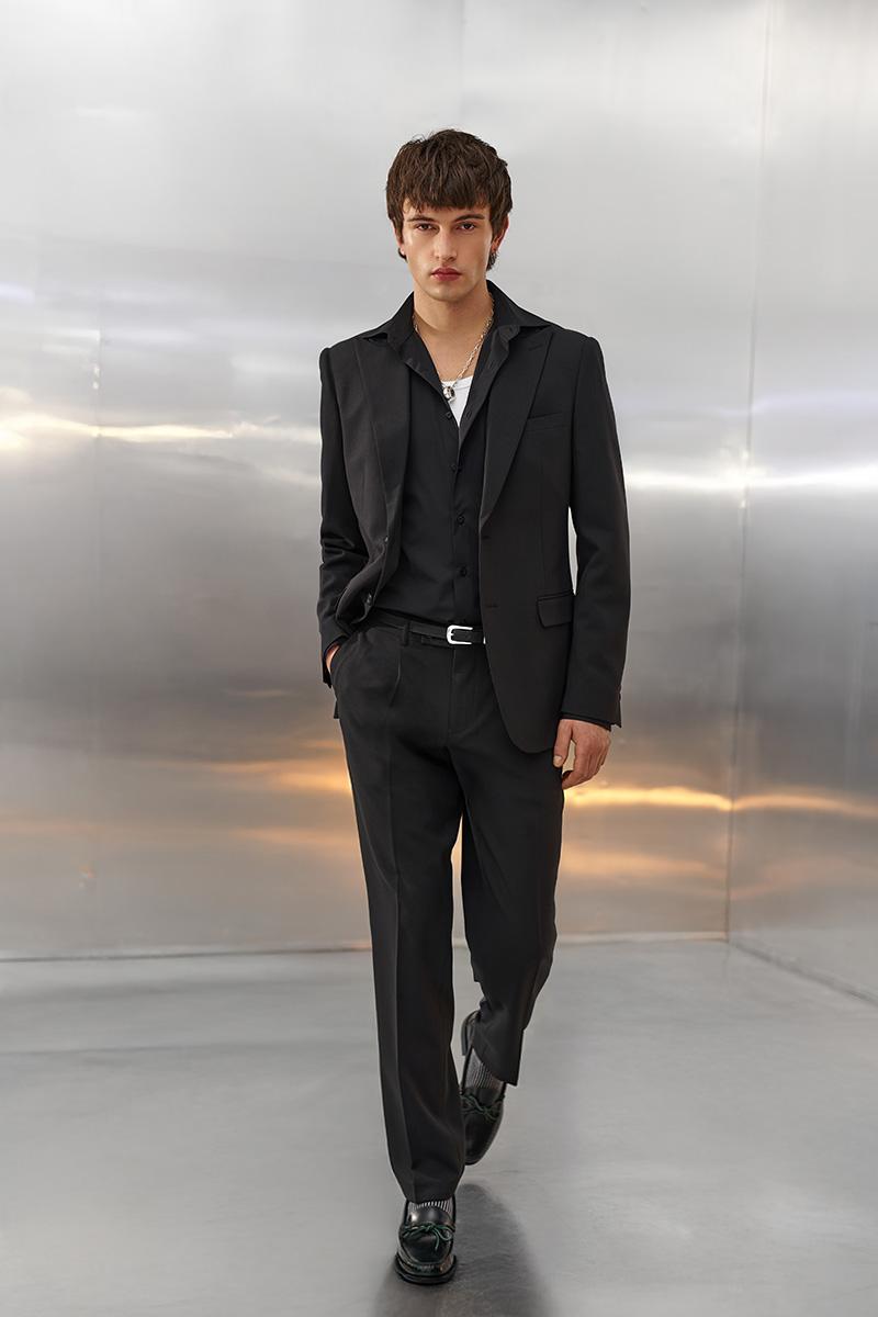 czarna marynarka męska