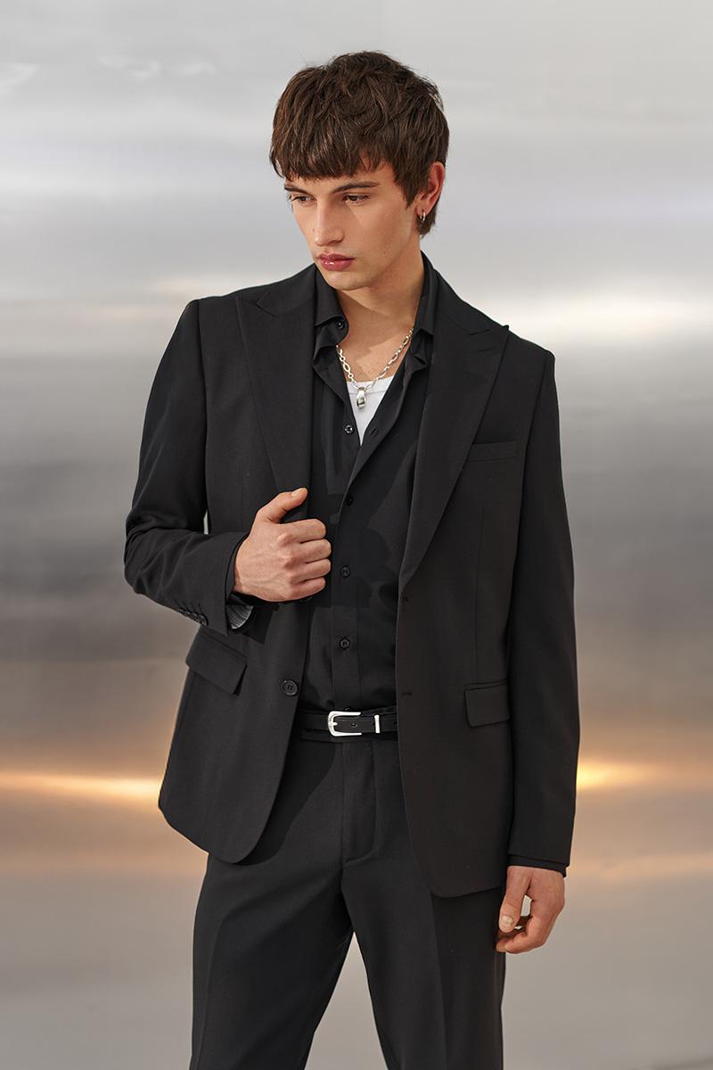 czarna marynarka męska