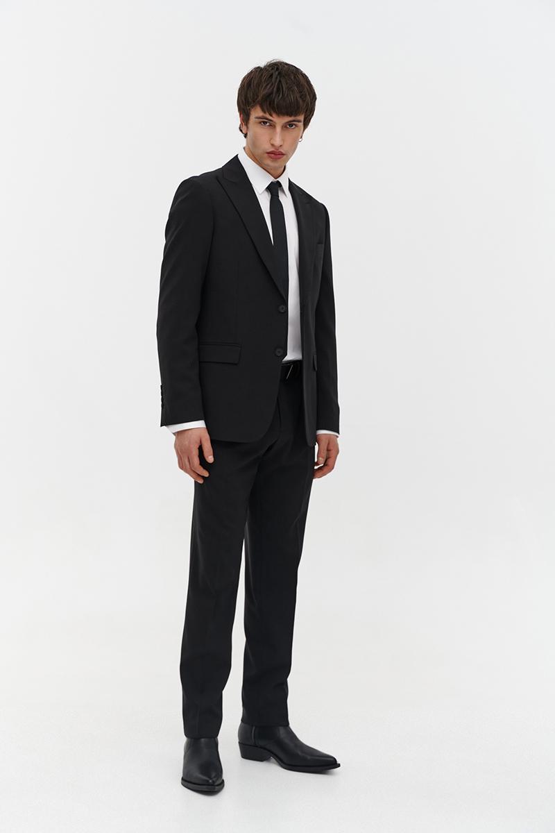 CZARNY GARNITUR MĘSKI JACOB