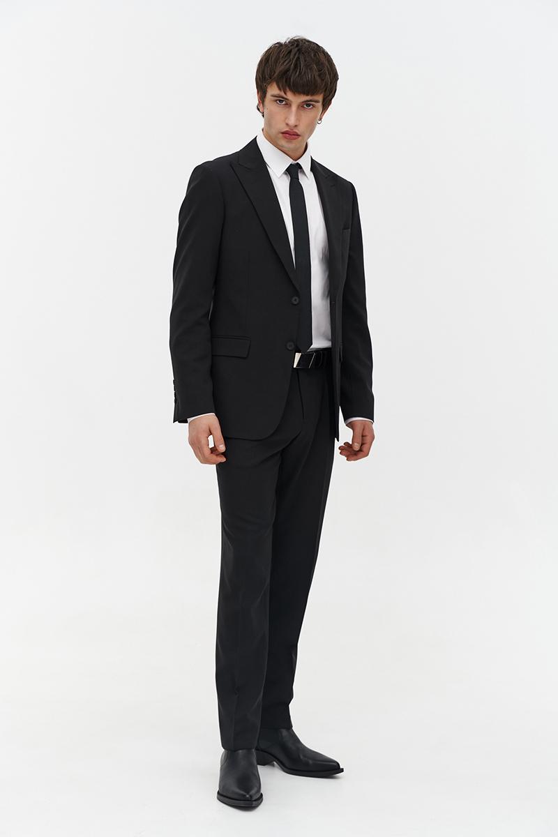 CZARNY GARNITUR MĘSKI JACOB