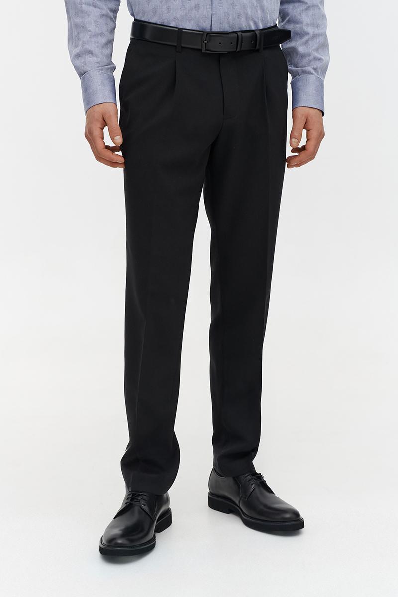 czarne spodnie męskie
