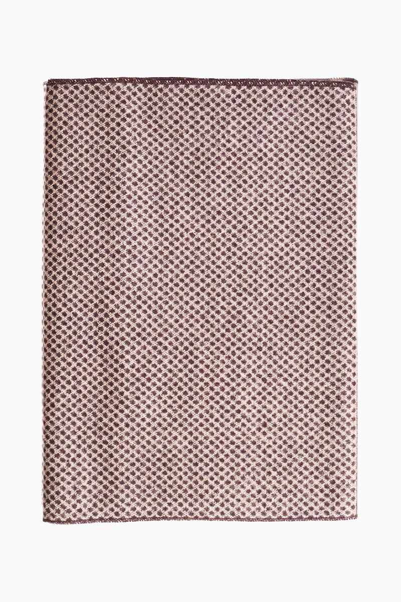 brązowy szal męski