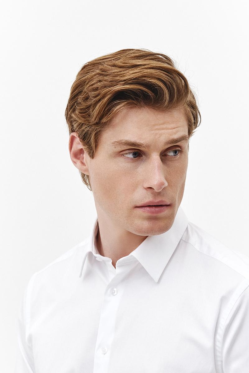 biała koszula męska