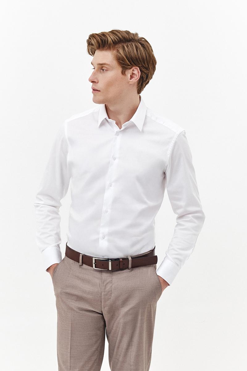 BIAŁA KOSZULA MĘSKA SEL CLASSIC