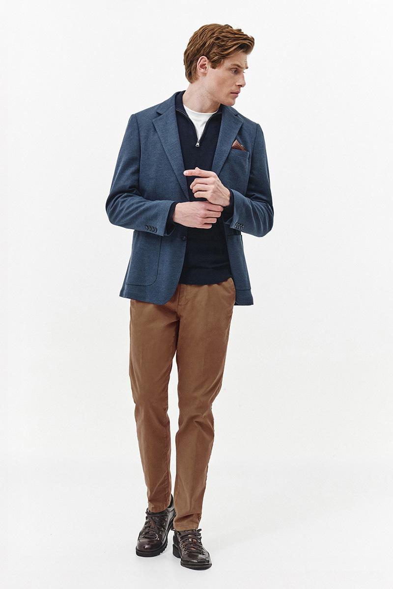 dzianinowa marynarka męska