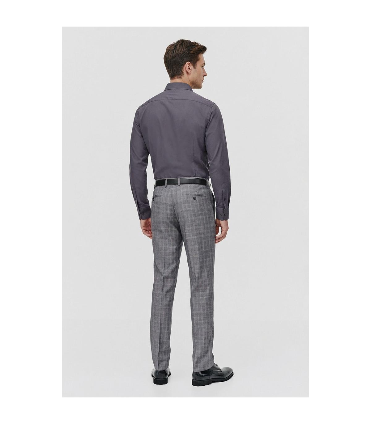 grafitowa koszula męska