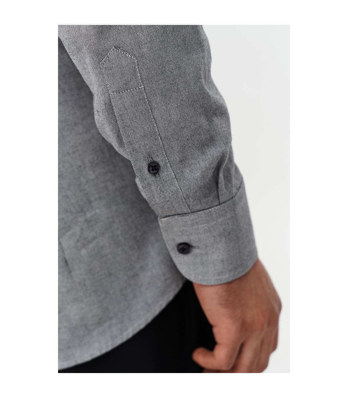 szara koszula męska