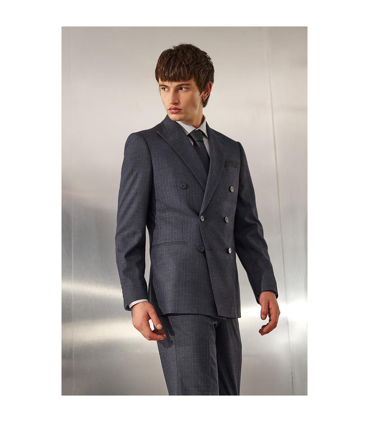 GRAFITOWY GARNITUR MĘSKI VICO DWURZĘDOWY