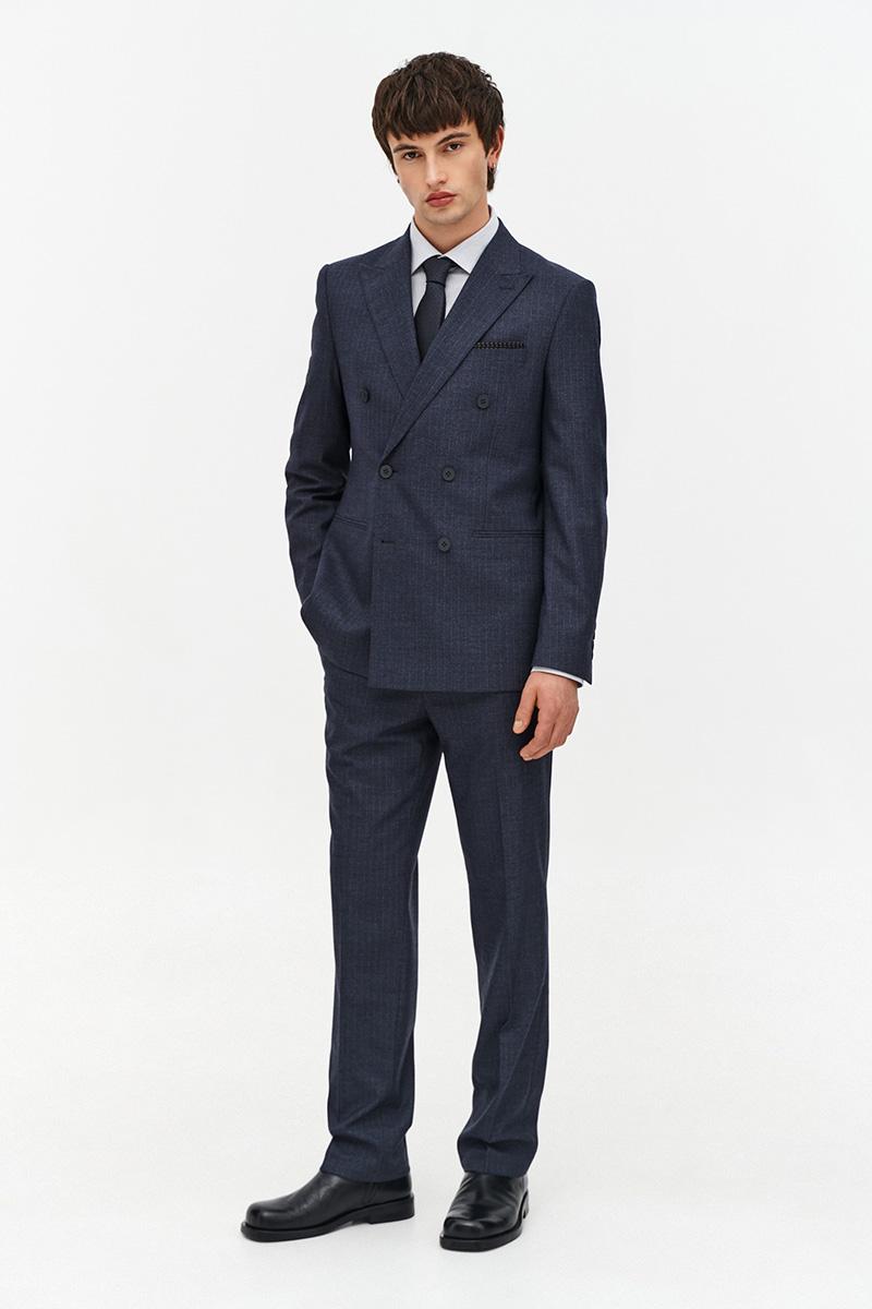 grafitowe spodnie męskie