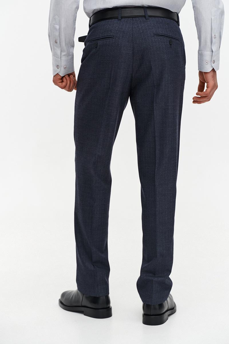 grafitowy garnitur męski dwurzędowy