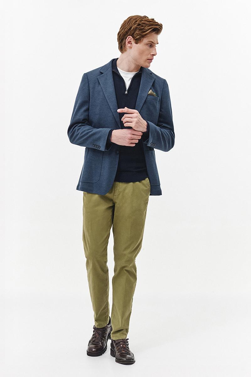 dzianinowa marynarka męska