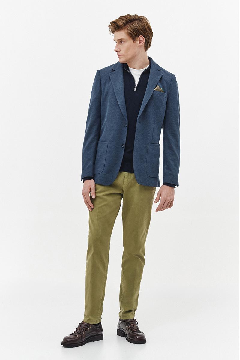 dzianinowa marynarka męska