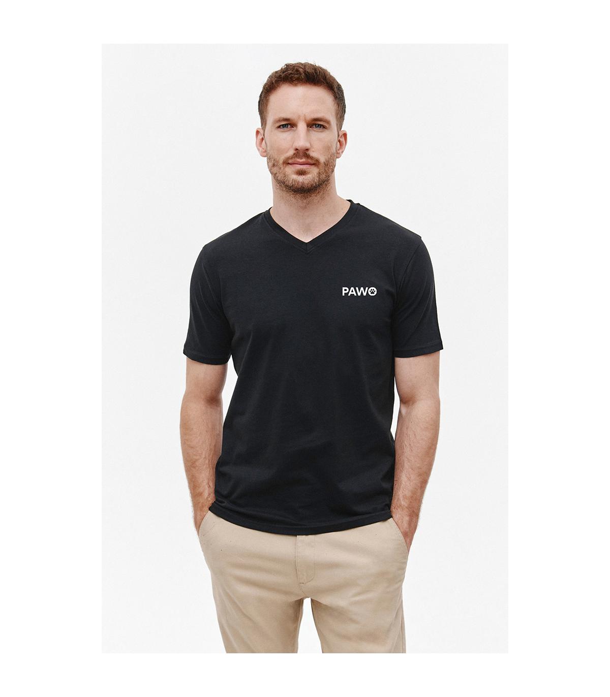 T-shirt Full of Pawsitive Czarny