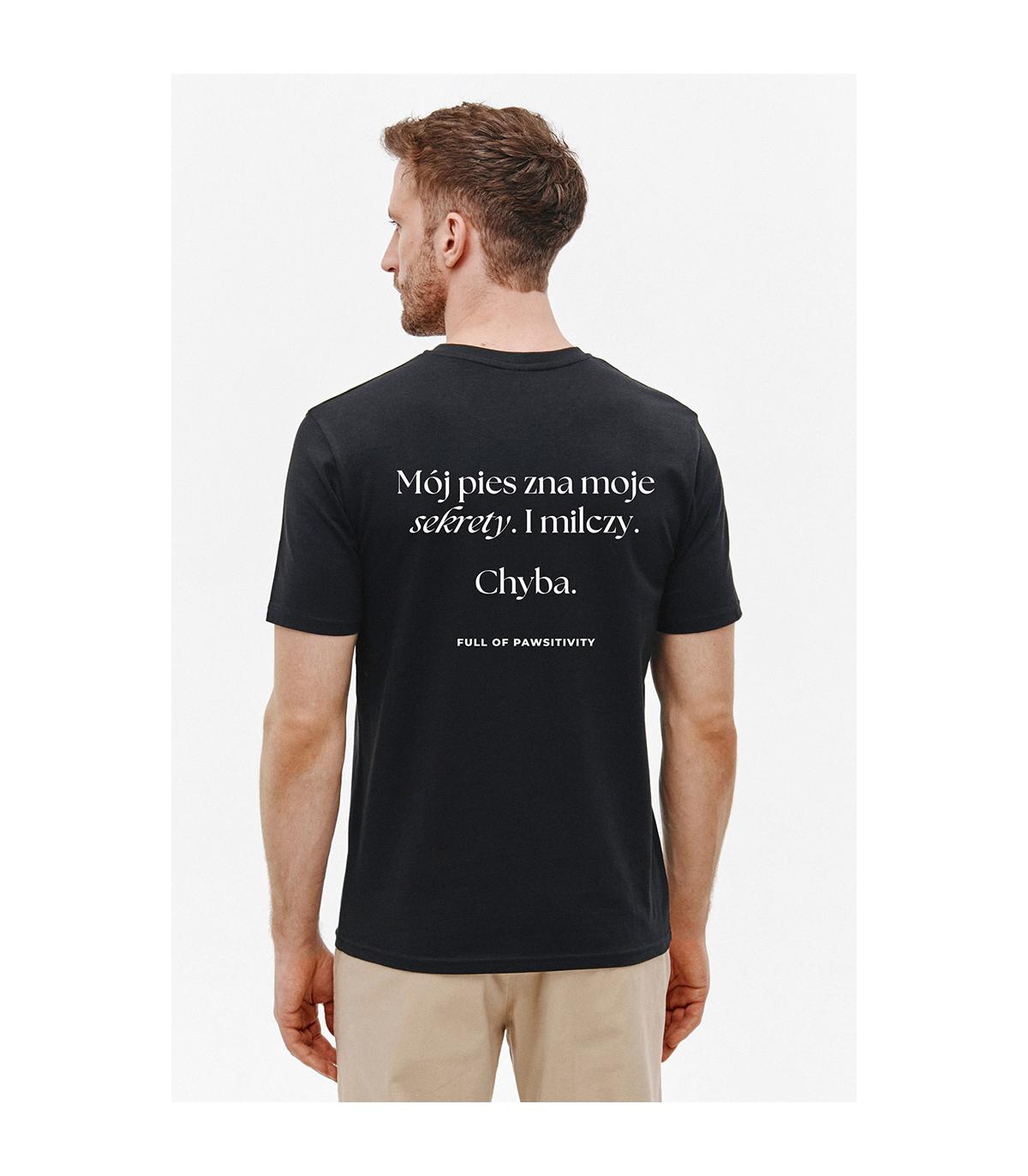 T-shirt Full of Pawsitive Czarny