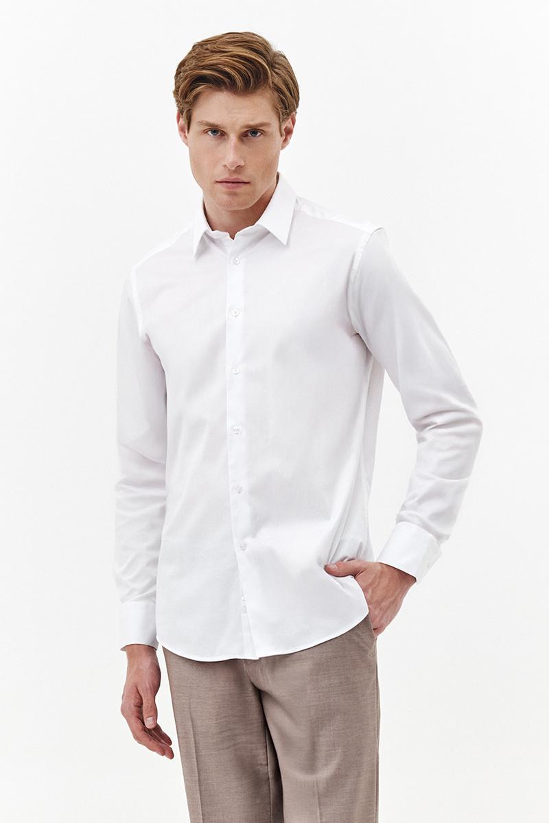 biała koszula męska