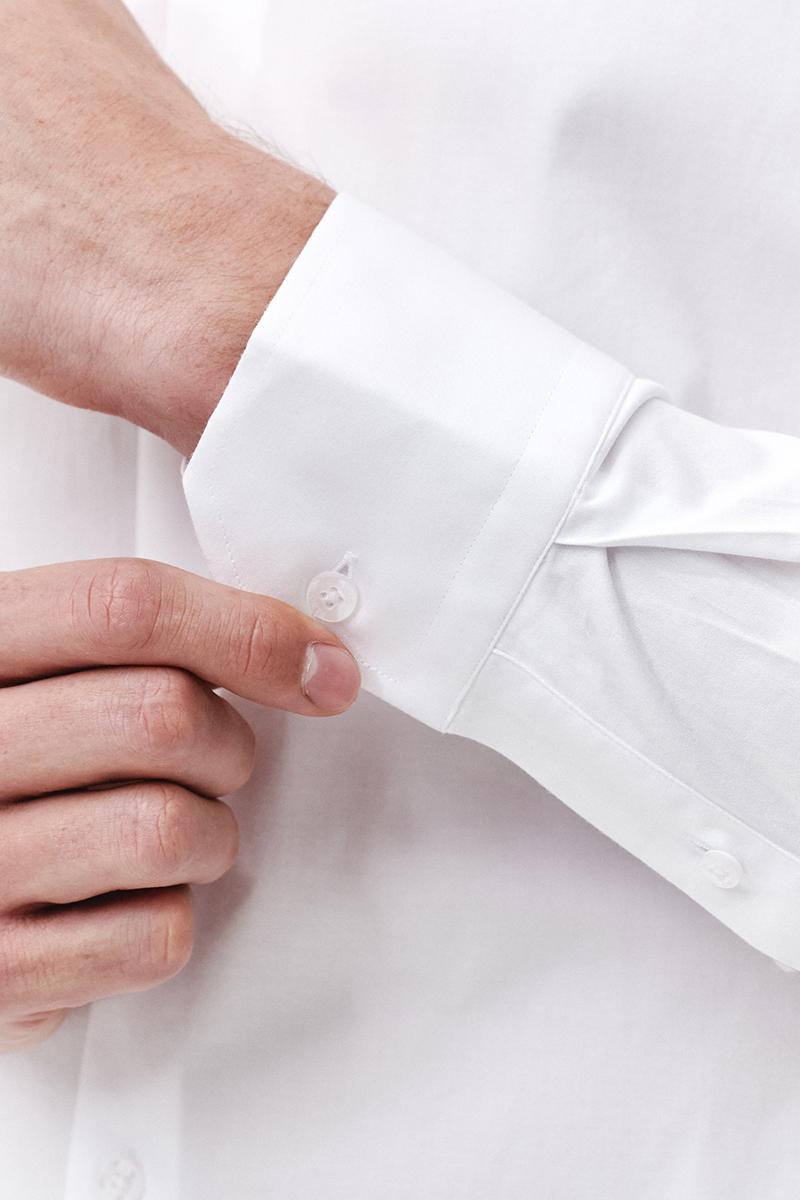 biała koszula męska