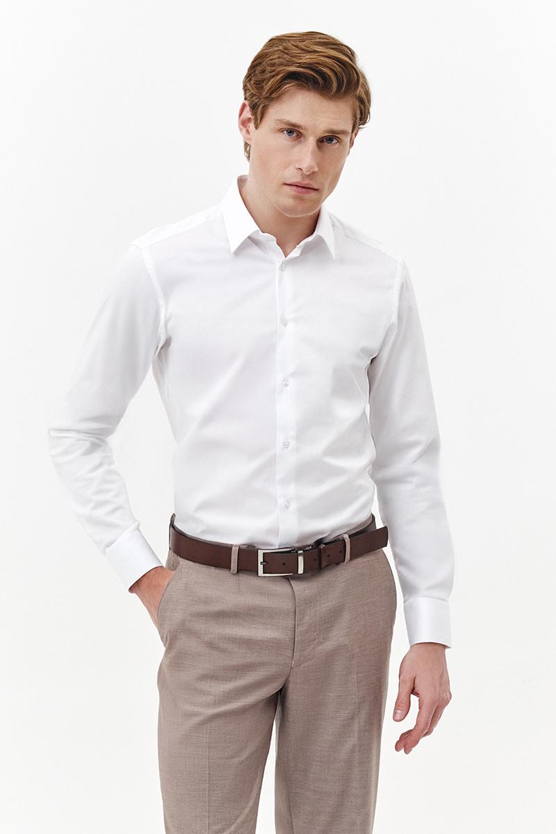 biała koszula męska