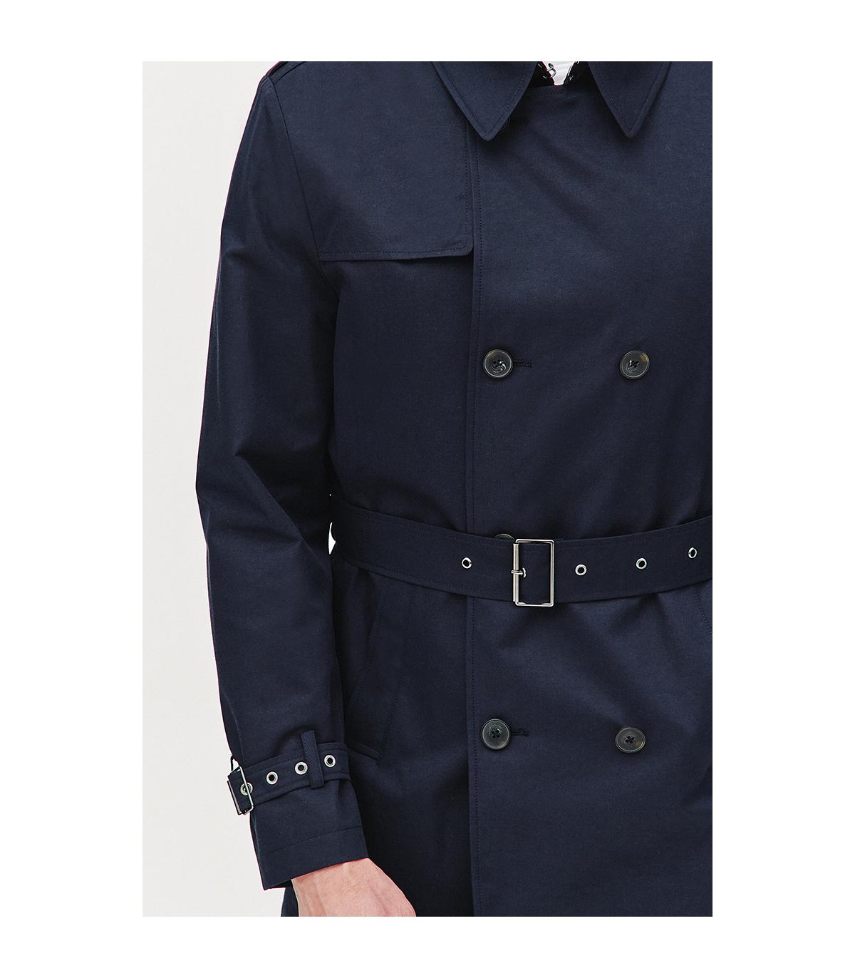 GRANATOWY TRENCZ TOMI