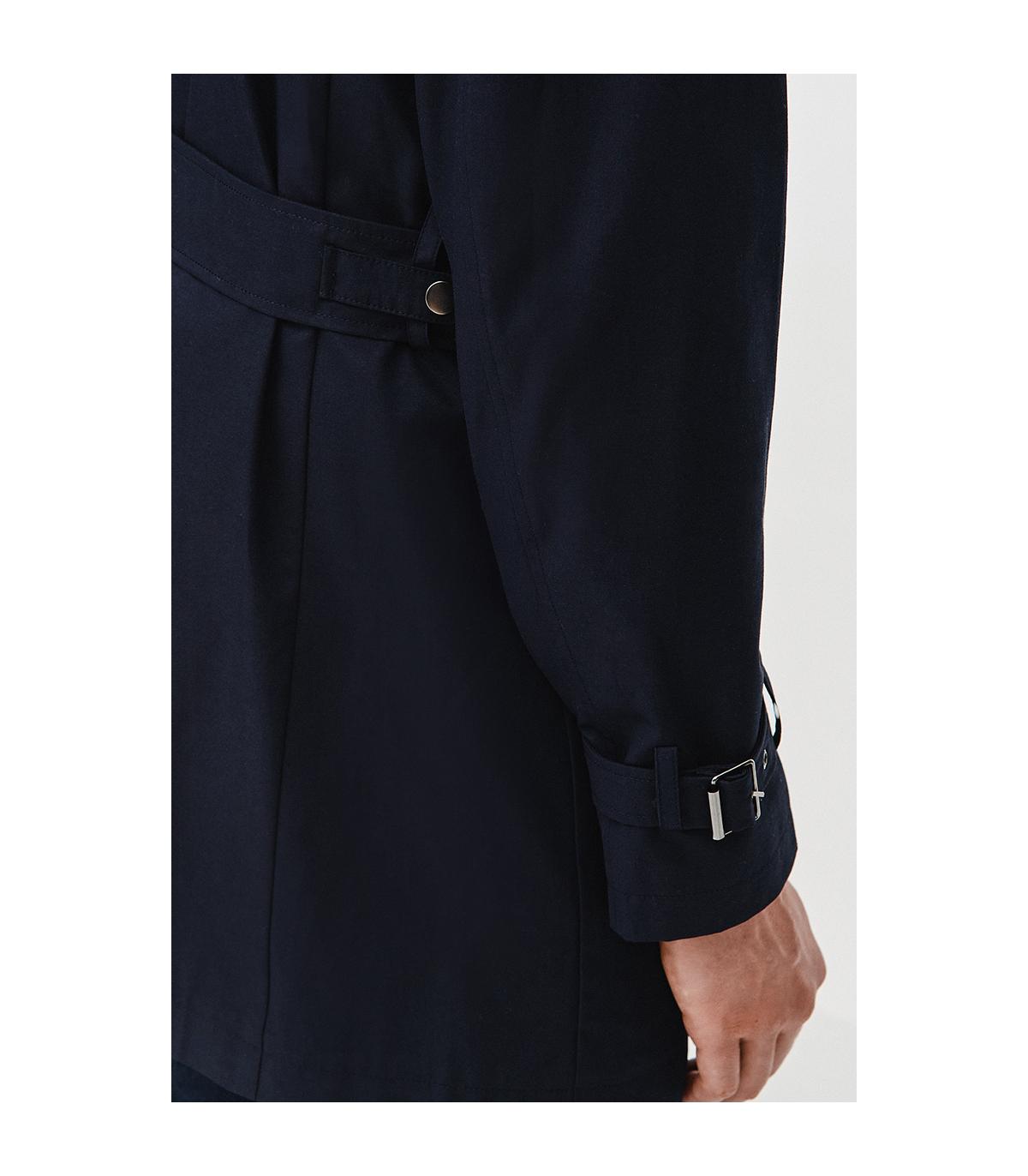 GRANATOWY TRENCZ TOMI