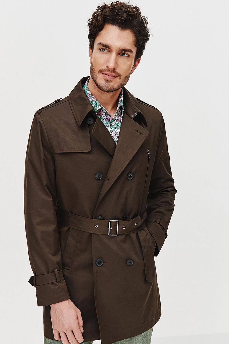 BRĄZOWY TRENCZ TOMI