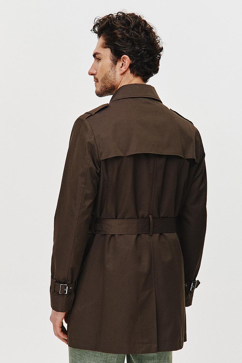 BRĄZOWY TRENCZ TOMI