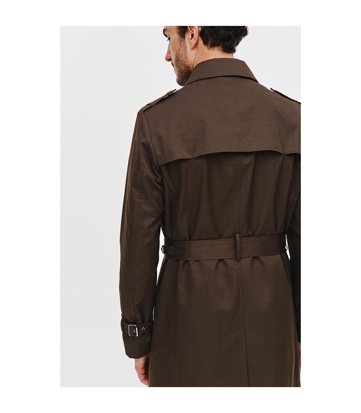 BRĄZOWY TRENCZ TOMI