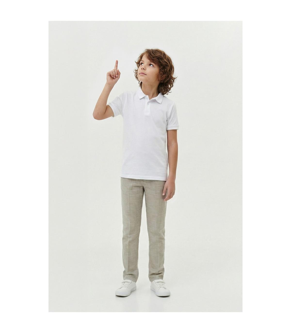 białe polo chłopięce