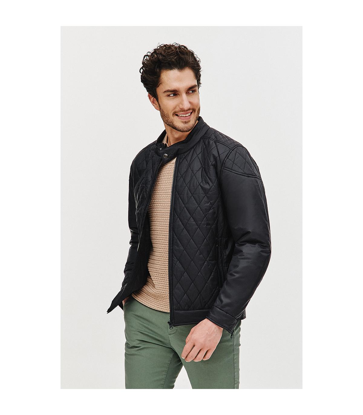 pikowana kurtka męska