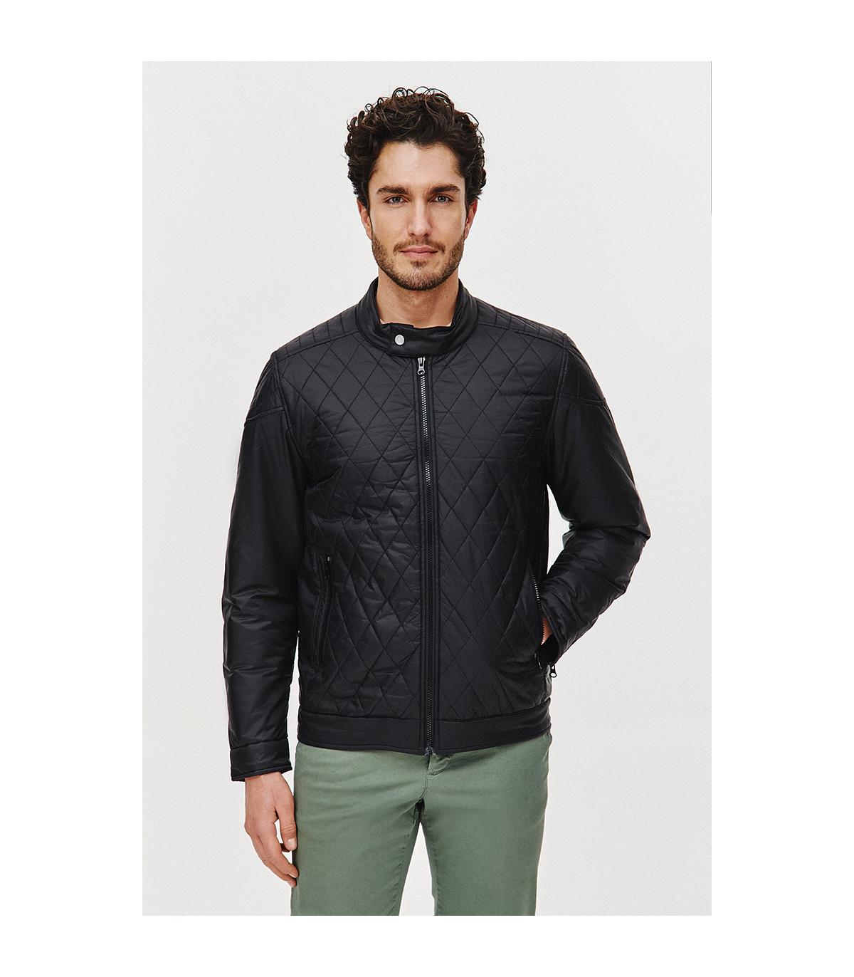 pikowana kurtka męska