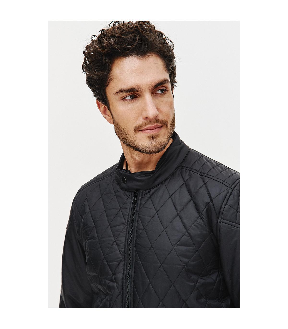 pikowana kurtka męska