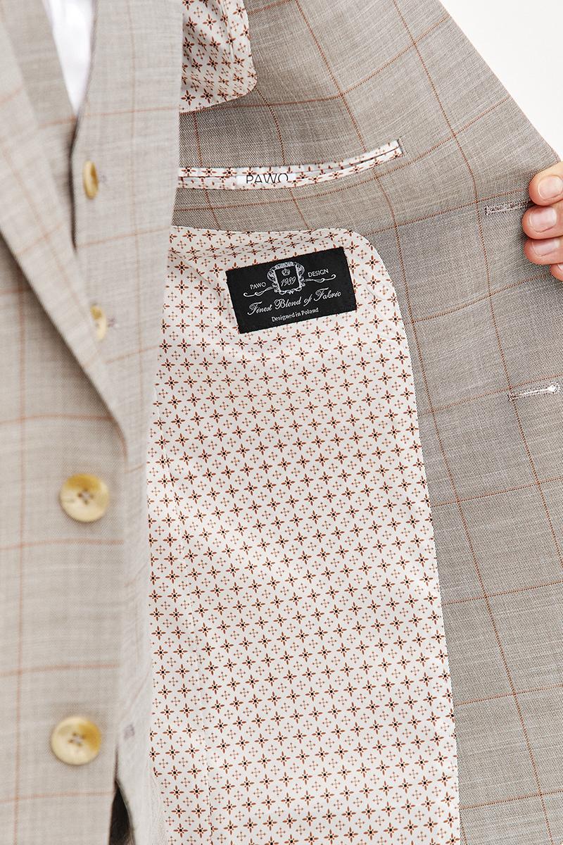 BEŻOWA MARYNARKA MĘSKA