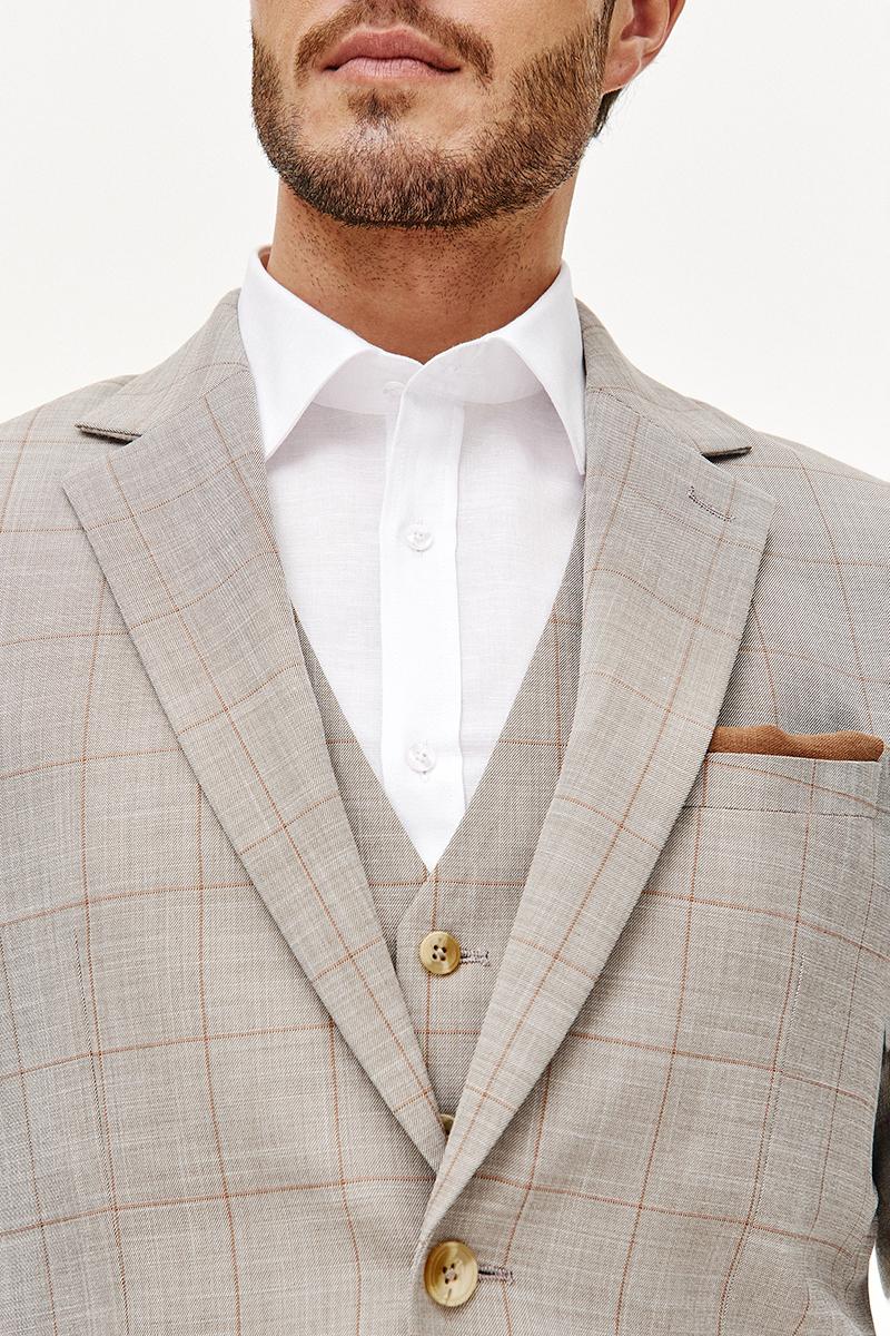 BEŻOWA MARYNARKA MĘSKA