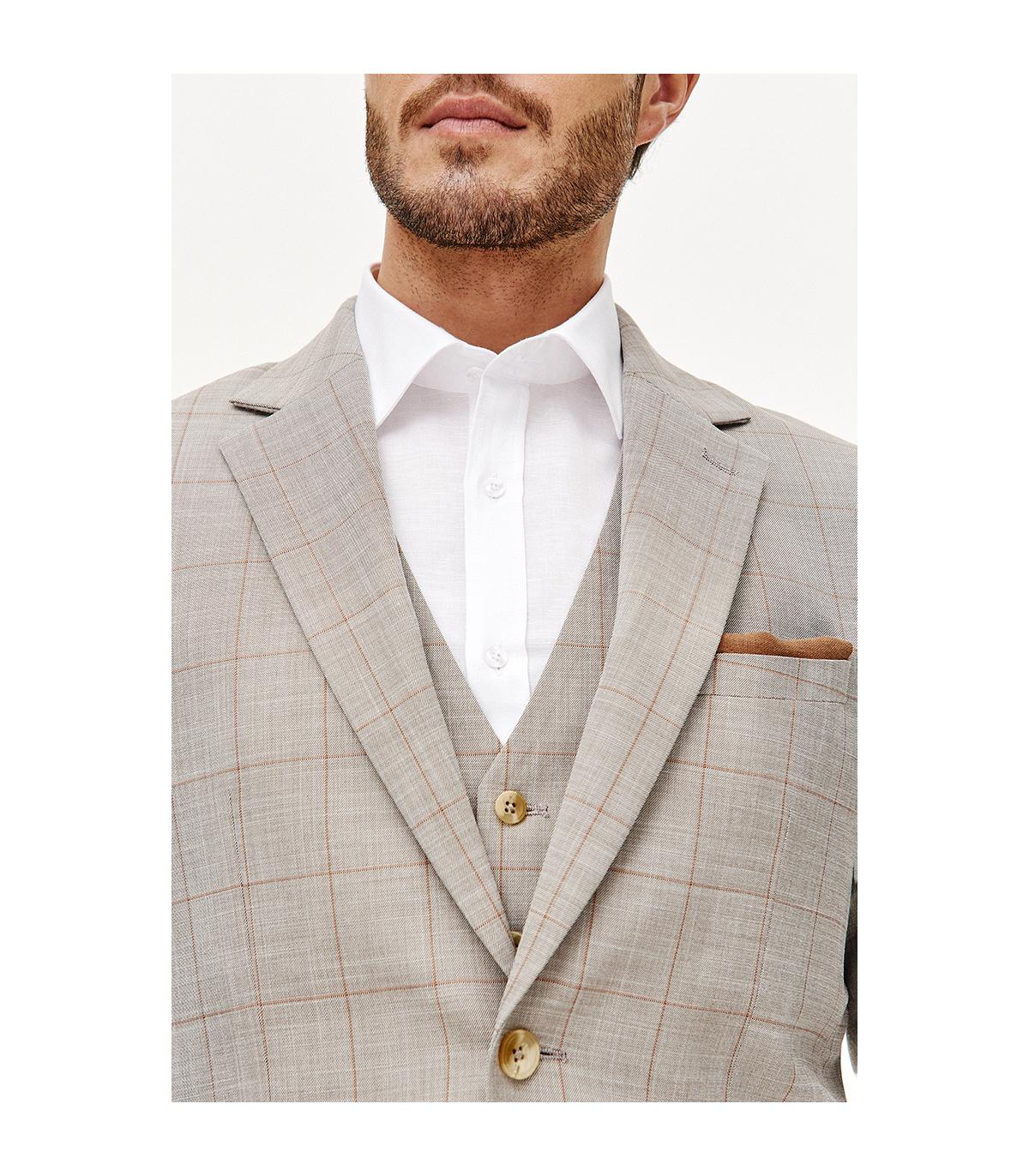 BEŻOWA MARYNARKA MĘSKA