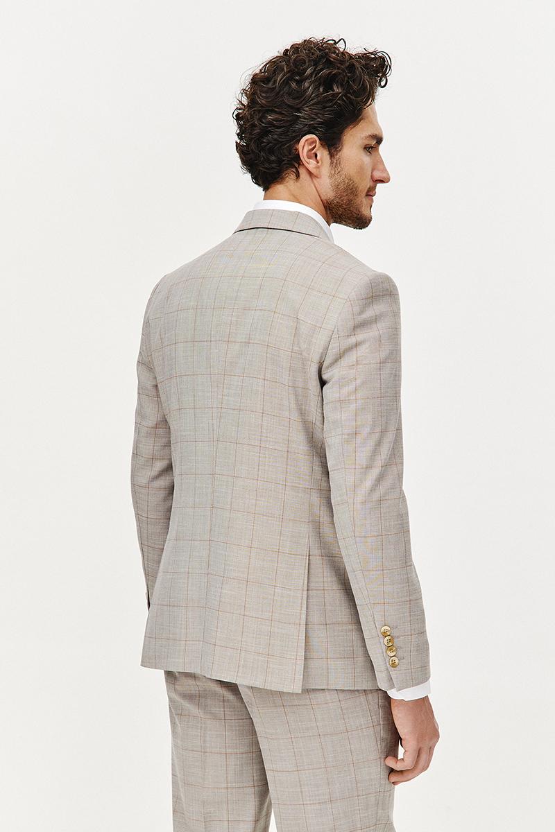 BEŻOWA MARYNARKA MĘSKA